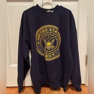 Vintage US Navy crewneck, size 2XL